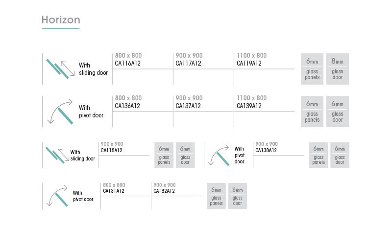 Kinedo Horizon Measurements Table