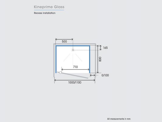 Kinedo KinePrime Glass Measurements Img03