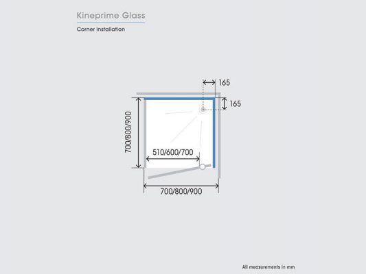 Kinedo KinePrime Glass Measurements Img05