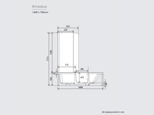 Kinedo Kineduo Measurements Img02