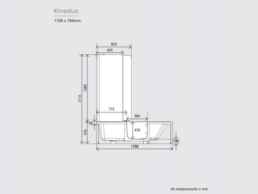 Kinedo Kineduo Measurements Img05